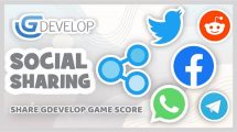 How to Share your GDevelop Game Score to a Social Media