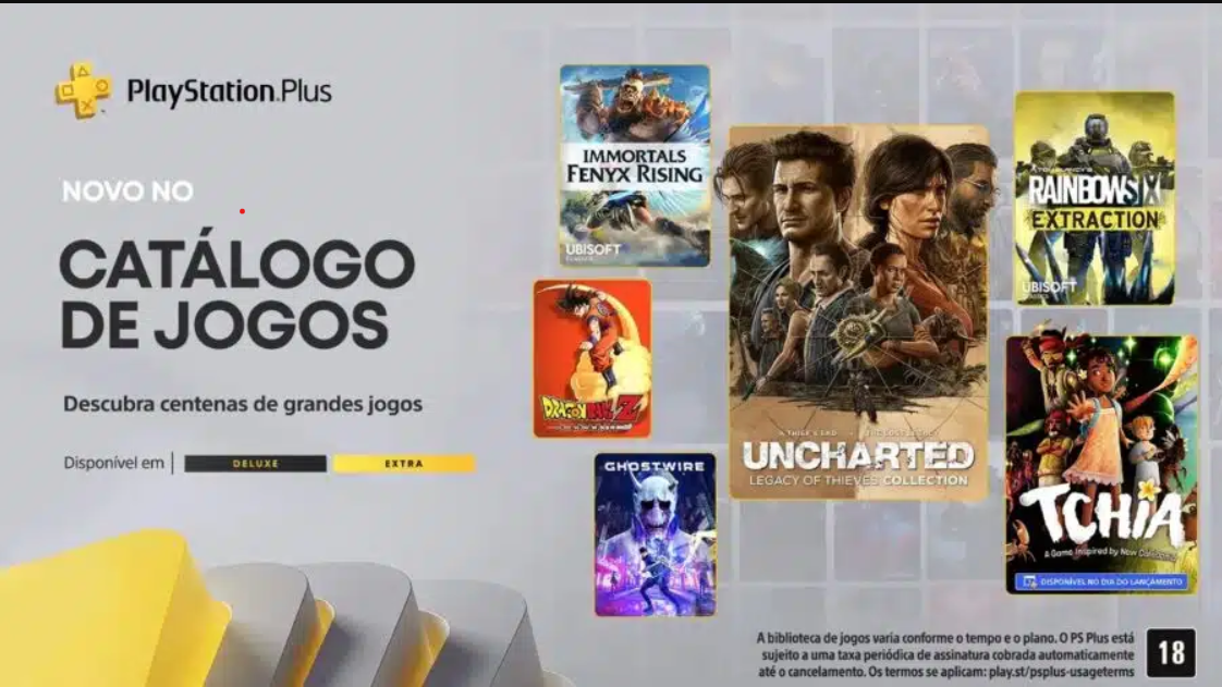 PS Plus Extra e Deluxe: jogos que saem em fevereiro de 2023