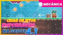 Como criar objetos empurráveis na GODOT 4.1